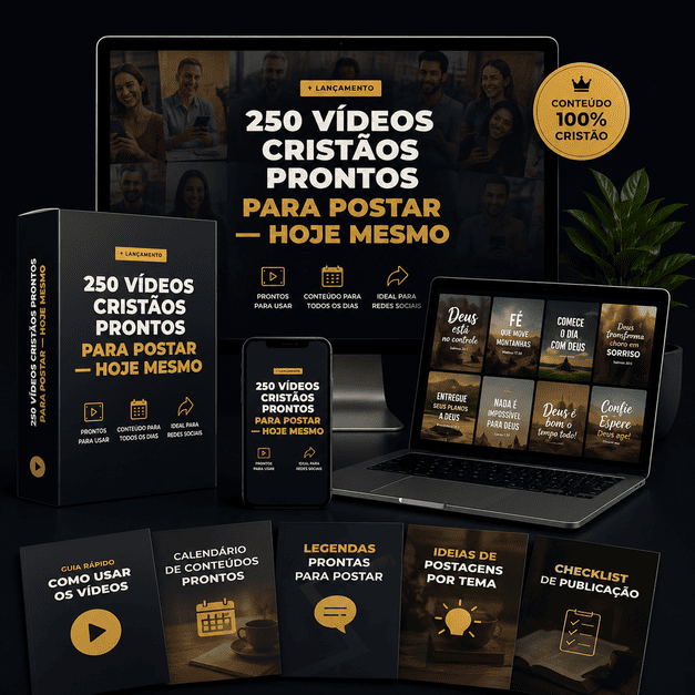 Pack de Vídeos Virais Cristão
